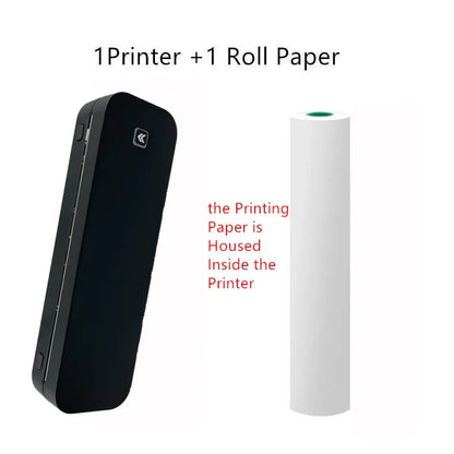 A4 Thermal Printer 203DPI Bluetooth Photo Document Printer Memo Note Tattoo Printing Wireless Inkless Thermal Pocket Maker